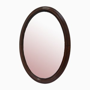 Antique Biedermeier Mahogany Mirror-ALF-2033516