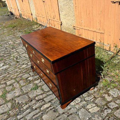 Antique Biedermeier Oak Chest of Drawers, 1820s-ALF-2033618