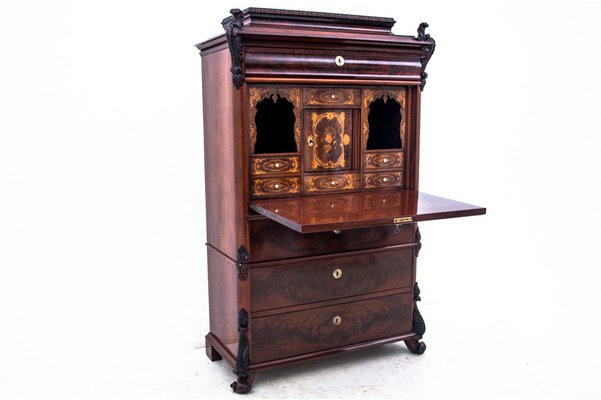 Antique Biedermeier Secretaire-BXB-1013053