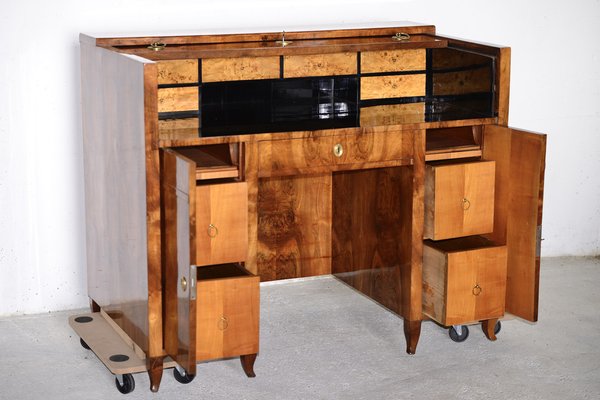 Antique Biedermeier Secretary, 1860s-KGI-1794500