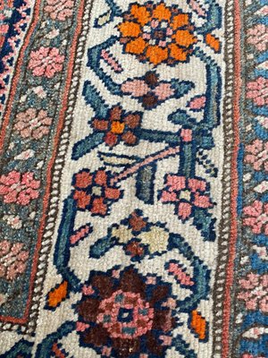 Antique Bijar Hand-Knotted Wool Runner-YMM-1158259