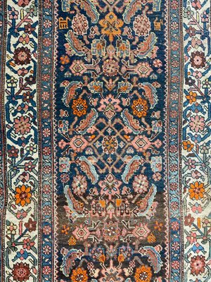 Antique Bijar Hand-Knotted Wool Runner-YMM-1158259