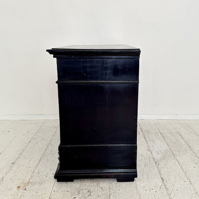 Antique Black Chest of Drawers, 1880-FB-1818303