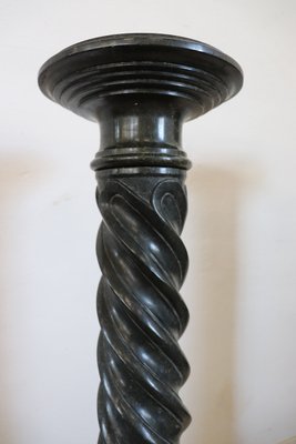 Antique Black Marble Column, 1880s-DCO-1347629