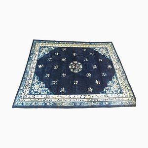 Antique Blue Chinese Peking Rug, 1920s-MBH-1032059