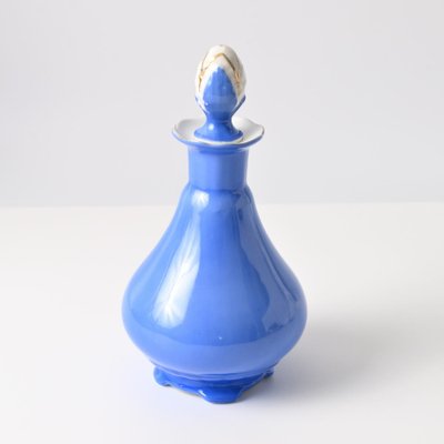 Antique Blue Porcelain Bottle from Carl Tielsch, 1890s-IXK-1740581