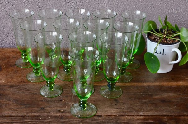 Antique Bohemian Glasses, Set of 12-AIU-959857