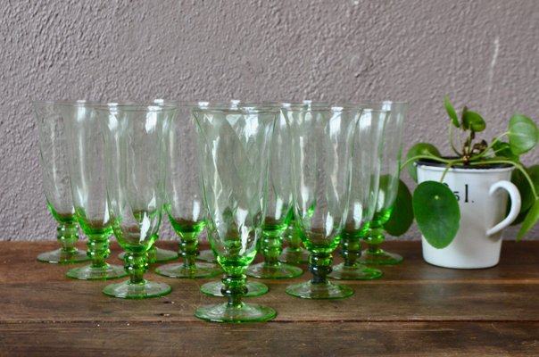 Antique Bohemian Glasses, Set of 12-AIU-959857