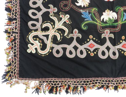 Antique Bohemian Hand-Stitched Embroidered Cover-ARU-626068