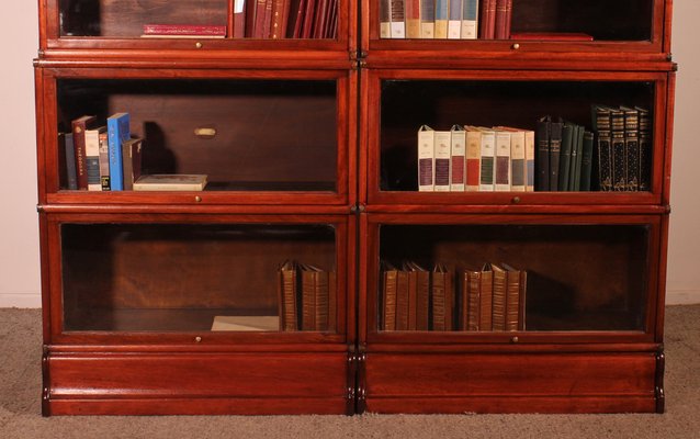 Antique Bookcases in Mahogany from Globe Wernicke, Set of 2-HPU-1807980