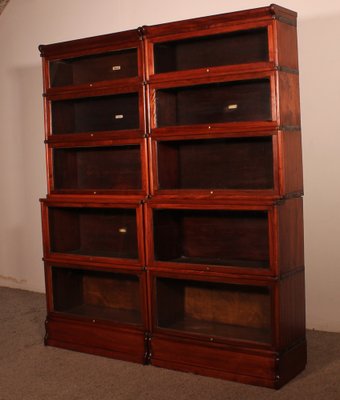 Antique Bookcases in Mahogany from Globe Wernicke, Set of 2-HPU-1807980