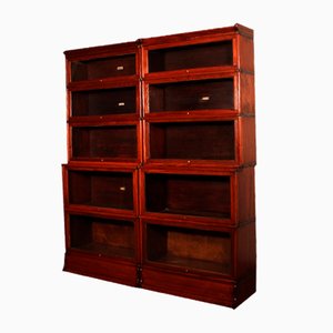 Antique Bookcases in Mahogany from Globe Wernicke, Set of 2-HPU-1807980