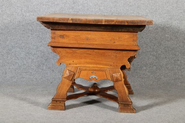 Antique Box Dining Table in Oak, 1700s-DXD-2021903