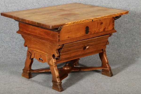 Antique Box Dining Table in Oak, 1700s-DXD-2021903