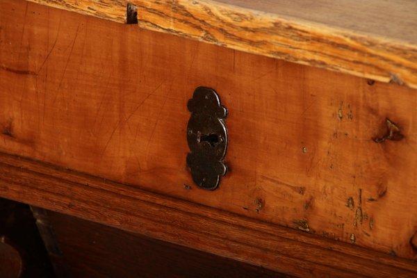 Antique Box Dining Table in Oak, 1700s-DXD-2021903