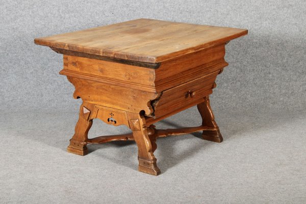 Antique Box Dining Table in Oak, 1700s-DXD-2021903