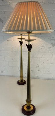 Antique Brass Baga Table Lamps by Patrizia Garganti, Italy, 1970s, Set of 2-WZZ-1383281