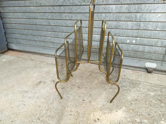 Antique Brass Magazine Rack-EAD-621387