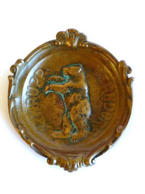 Antique Bronze Ashtray from Arthur Krupp-GKB-841307