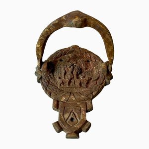 Antique Bronze Door Knocker with Hunting Theme-LCR-1342003