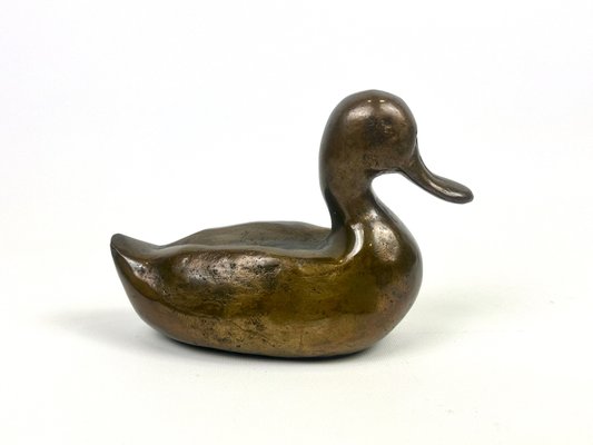 Antique Bronze Duck Figure, 19th Century-ZCY-2021430