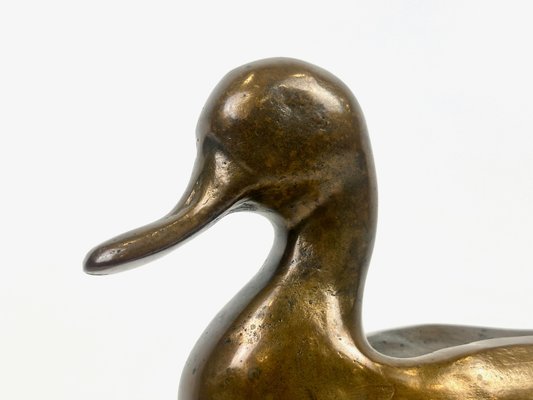 Antique Bronze Duck Figure, 19th Century-ZCY-2021430