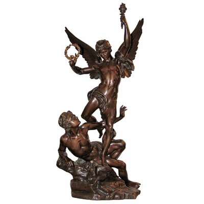 Antique Bronze Sculpture by Charles Vital-Cornu-YGE-590391