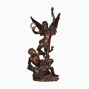 Antique Bronze Sculpture by Charles Vital-Cornu-YGE-590391