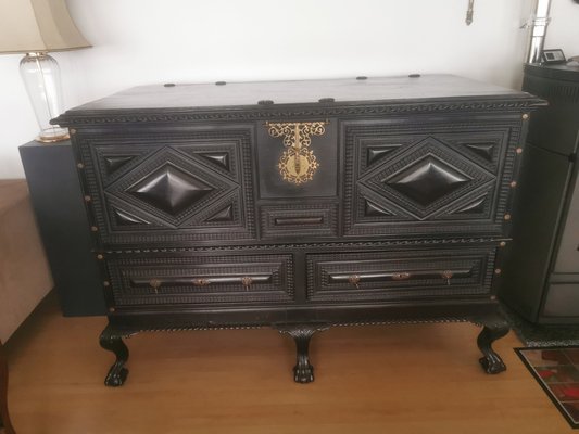 Antique Cabinet in Rosewood & Chestnut-GEL-1797238