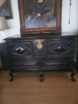 Antique Cabinet in Rosewood & Chestnut-GEL-1797238