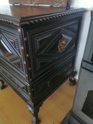 Antique Cabinet in Rosewood & Chestnut-GEL-1797238