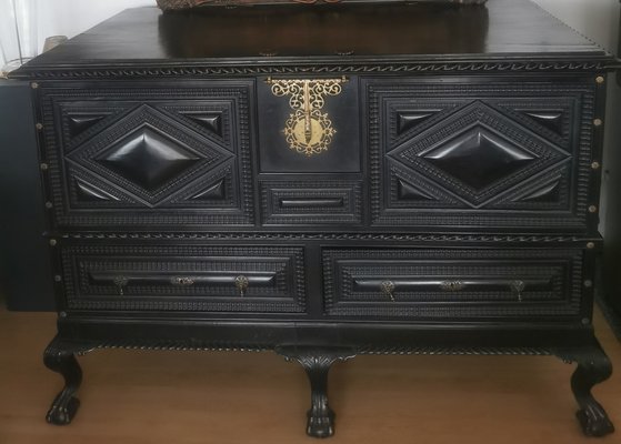 Antique Cabinet in Rosewood & Chestnut-GEL-1797238