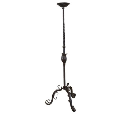 Antique Candelabra in Forged Iron, 1650s-DCO-1031263