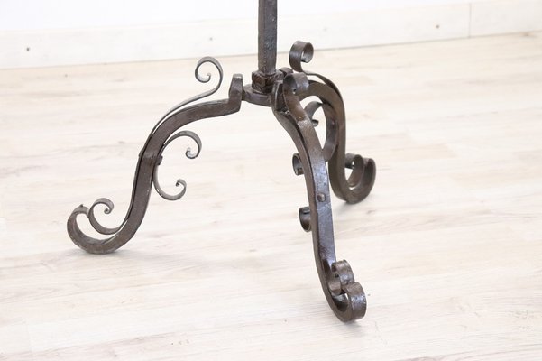 Antique Candelabra in Forged Iron, 1650s-DCO-1031263