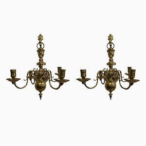 Antique Candleholders, Set of 2-PNJ-635557