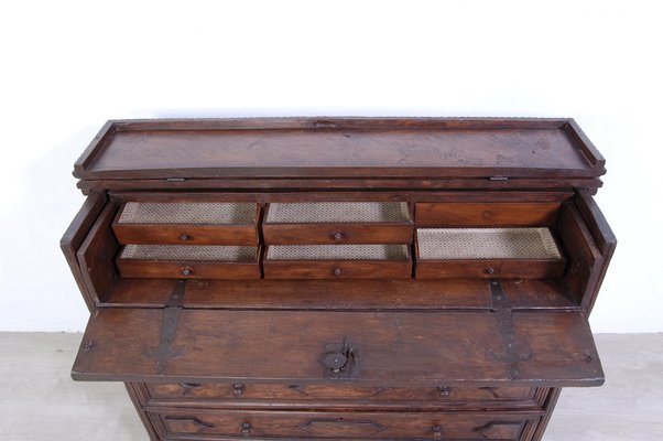 Antique Canterano Chest of Drawers in Walnut, 1700s-XSG-1386036