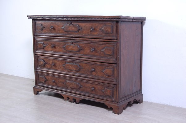 Antique Canterano Chest of Drawers in Walnut, 1700s-XSG-1386036