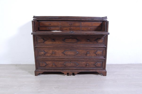 Antique Canterano Chest of Drawers in Walnut, 1700s-XSG-1386036