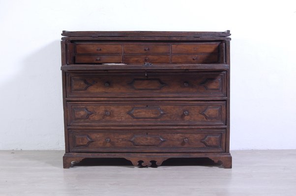 Antique Canterano Chest of Drawers in Walnut, 1700s-XSG-1386036