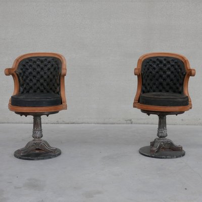 Antique Captains Swivel Office Chair-JRP-1028069