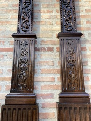 Antique Carved Oak Panels, Set of 2-NOU-860900