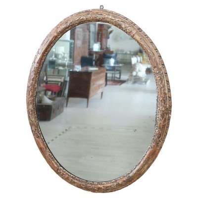 Antique Carved Wood Wall Mirror, 1680s-DCO-1033020