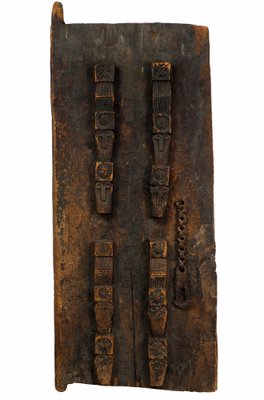 Antique Carved Wooden Door, Nuristan, Afghanistan-UZN-1404927