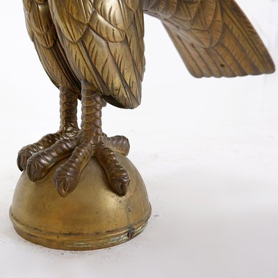 Antique Cast Bronze High Relief Eagle Lectern-NYF-2018860