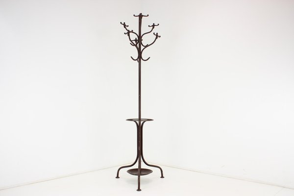 Antique Cast Iron Coat Rack, 1920s-TZ-1269891