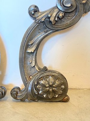 Antique Cast Iron Decorations, Set of 2-NPC-883120