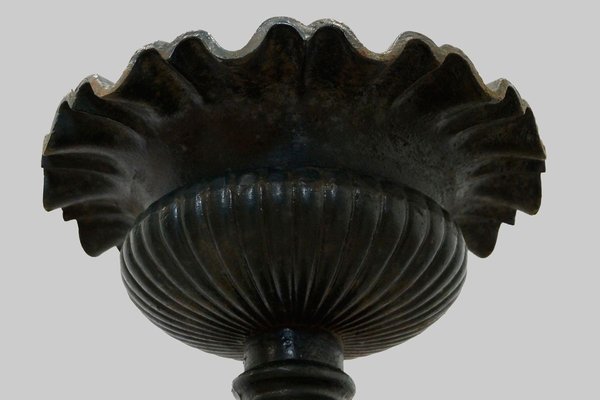 Antique Cast Iron Flower Pillars / Planters, Set of 5-GQ-885495