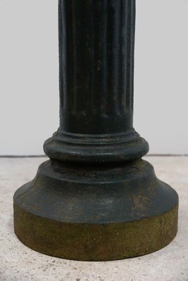 Antique Cast Iron Flower Pillars / Planters, Set of 5-GQ-885495