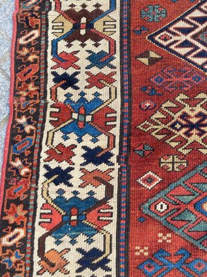 Antique Caucasian Kazak Runner-YMM-1217707