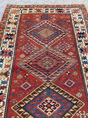 Antique Caucasian Kazak Runner-YMM-1217707